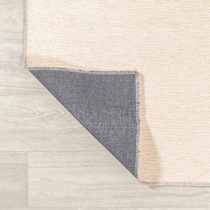 Demie Minimalist Graphic Circle Machine-Washable Brown/Cream/Terracotta 5 ft. x 8 ft. Area Rug