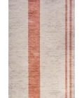 Raita Modern Distressed Stripe Machine-Washable Ivory/Peach 5 ft. x 8 ft. Area Rug