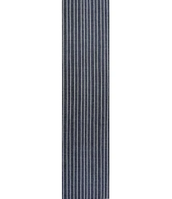 Jonathany Wsh119A WSH119A Navy/Gray Area Rug 2 ft. X 8 ft. Rectangle