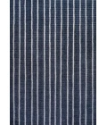 Rand Distressed Ticking Stripe Machine-Washable Navy/Gray 4 ft. x 6 ft. Area Rug