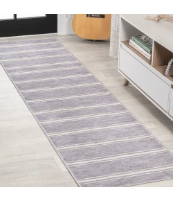 Jonathany Wsh121A WSH121A Lavender/Ivory Area Rug 2 ft. X 8 ft. Rectangle