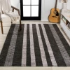 Jonathany Wsh122A WSH122A Black/Ivory Area Rug 8 ft. 10 in. X 12 ft. Rectangle