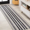 Jonathany Wsh122B WSH122B Ivory/Dark Gray Area Rug 2 ft. X 8 ft. Rectangle