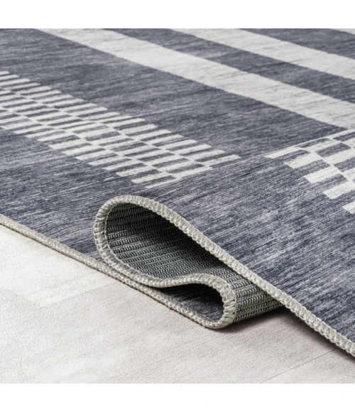 Jonathan Y WASHABLE Gray WSH122C 2ft. X 8ft. Rect. Rug