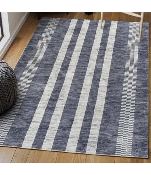 Jonathan Y WASHABLE Gray WSH122C 3ft.-11in. X 6ft. Rect. Rug