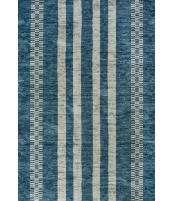 Jonathany Washable WSH122D Blue/Cream Area Rug 8 ft. 10 in. X 12 ft. Rectangle