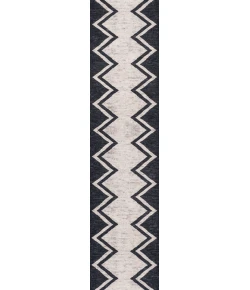 Jonathany Wsh124A WSH124A Ivory/Navy Area Rug 2 ft. X 8 ft. Rectangle