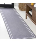 Jonathan Y WASHABLE Gray WSH125A 2ft. X 8ft. Rect. Rug
