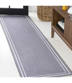 Jonathan Y WASHABLE Gray WSH125A 2ft. X 8ft. Rect. Rug
