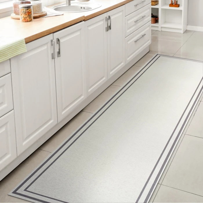 Jonathan Y WASHABLE White WSH125B 2ft. X 8ft. Rect. Rug