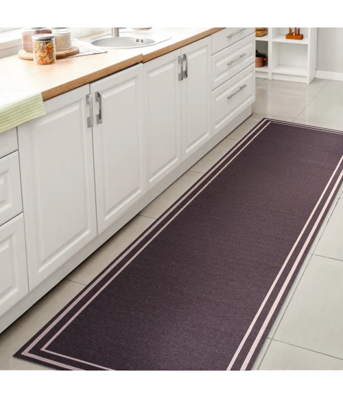 Jonathan Y WASHABLE Purple WSH125C 2ft. X 8ft. Rect. Rug