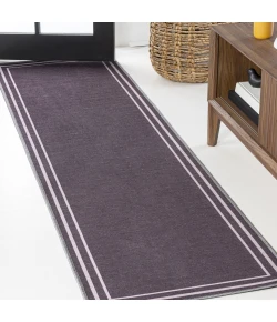 Jonathan Y WASHABLE Purple WSH125C 2ft. X 8ft. Rect. Rug