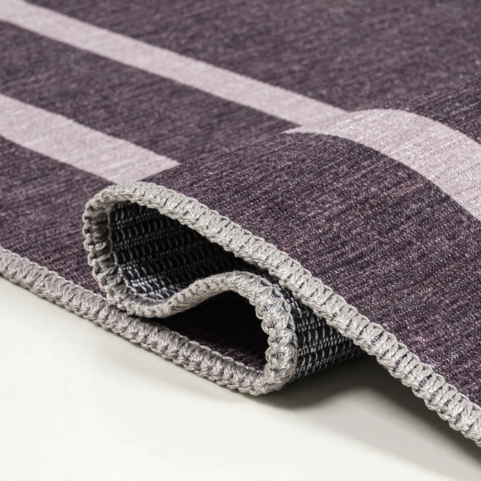 Jonathan Y WASHABLE Purple WSH125C 2ft.-11in. X 5ft. Rect. Rug