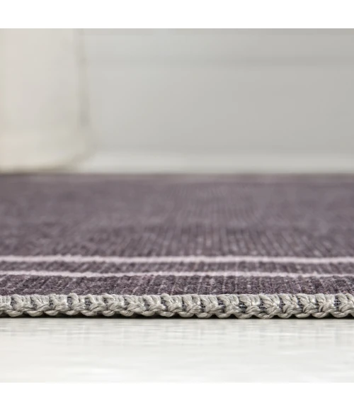 Jonathan Y WASHABLE Purple WSH125C 2ft. X 8ft. Rect. Rug