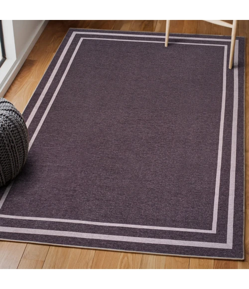 Jonathan Y WASHABLE Purple WSH125C 7ft.-10in. X 10ft. Rect. Rug