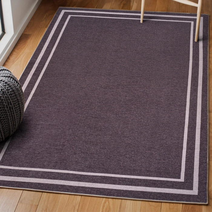 Jonathan Y WASHABLE Purple WSH125C 2ft.-11in. X 5ft. Rect. Rug