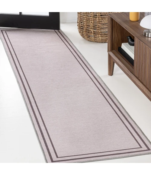 Jonathan Y WASHABLE Purple WSH125D 2ft. X 8ft. Rect. Rug