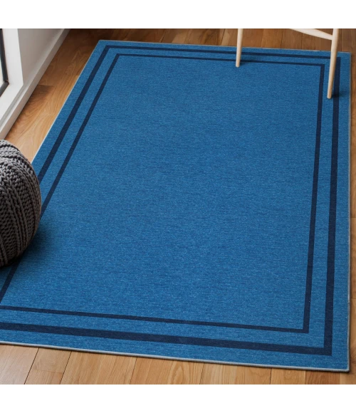 Jonathan Y WASHABLE Blue WSH125E 5ft.3in. X 7ft.7in. Rect. Rug