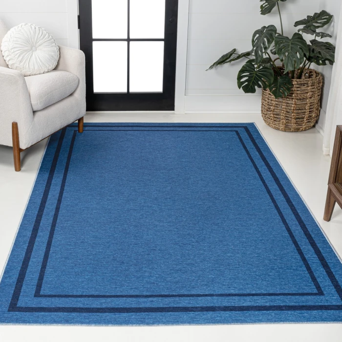 Jonathan Y WASHABLE Gray WSH126A 8ft.-10in. X 12ft. Rect. Rug