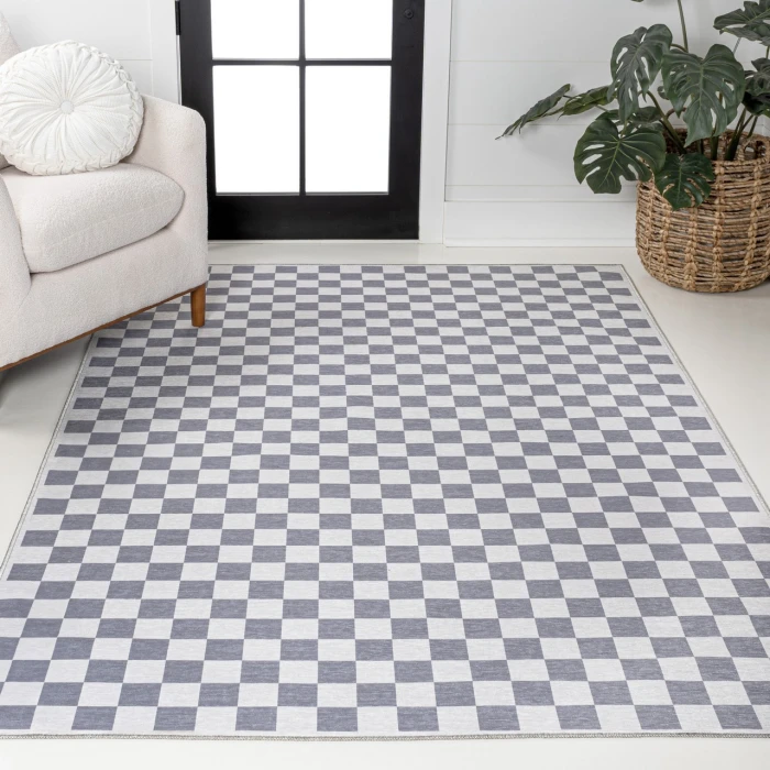 Jonathan Y WASHABLE Blue WSH126C 8ft.-10in. X 12ft. Rect. Rug