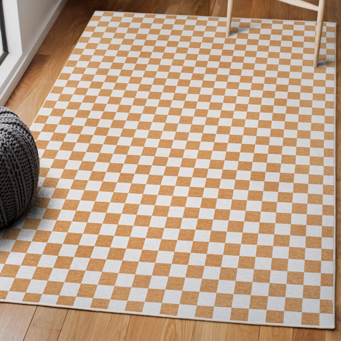 Jonathan Y WASHABLE Gold WSH126B 7ft.-10in. X 10ft. Rect. Rug