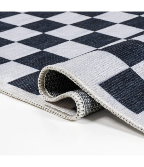 Jonathan Y WASHABLE Blue WSH126C 7ft.-10in. X 10ft. Rect. Rug