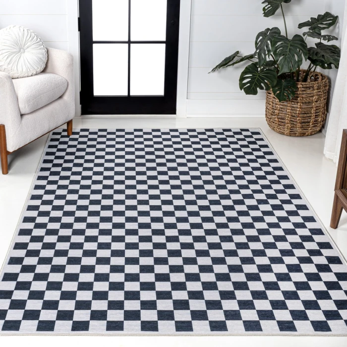 Jonathan Y WASHABLE Blue WSH126C 2ft.-11in. X 5ft. Rect. Rug