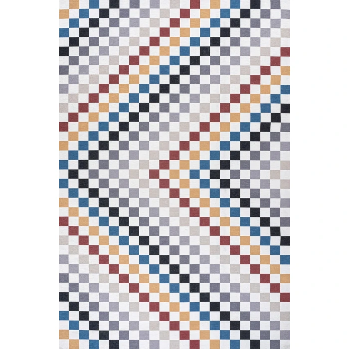 Jonathan Y WASHABLE Multi-Colored WSH126D 5ft.3in. X 7ft.7in. Rect. Rug