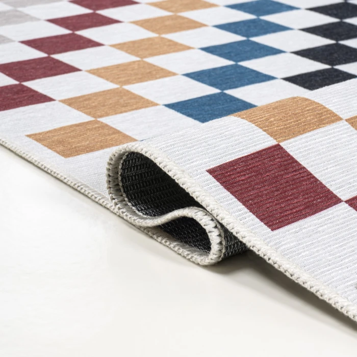 Jonathan Y WASHABLE Multi-Colored WSH126D 5ft.3in. X 7ft.7in. Rect. Rug