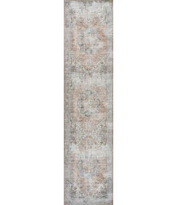Jonathan Y WASHABLE Gray WSH201A 2ft. X 8ft. Rect. Rug