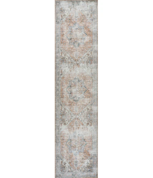 Jonathan Y WASHABLE Gray WSH201A 2ft. X 8ft. Rect. Rug