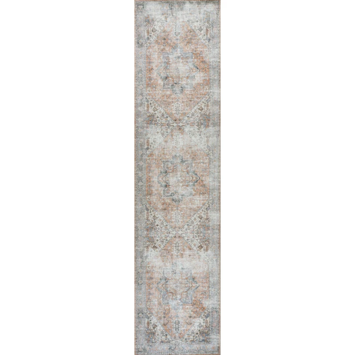 Jonathan Y WASHABLE Gray WSH201A 2ft. X 8ft. Rect. Rug