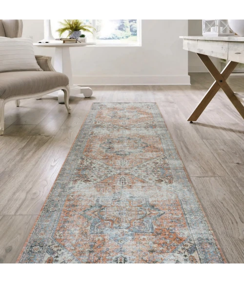 Jonathan Y WASHABLE Gray WSH201A 2ft. X 8ft. Rect. Rug