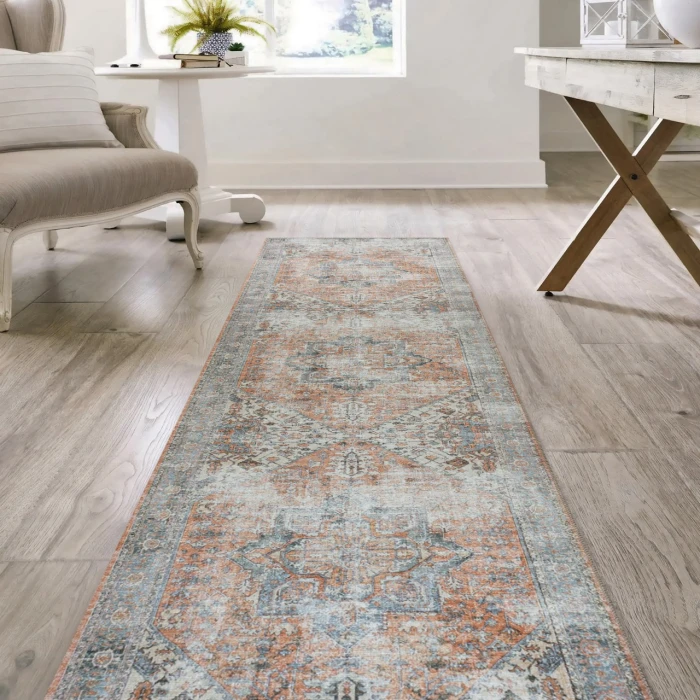Jonathan Y WASHABLE Gray WSH201A 2ft. X 8ft. Rect. Rug