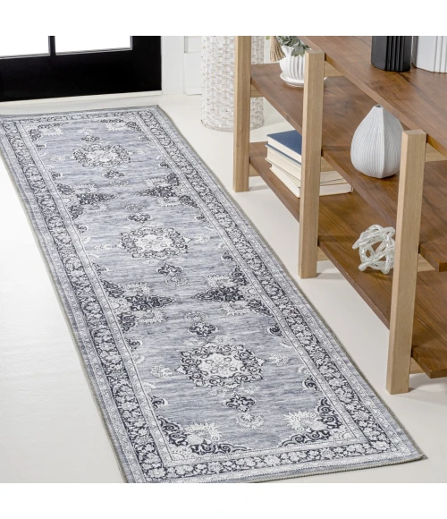 Jonathan Y WASHABLE Pink WSH201B 2ft. X 8ft. Rect. Rug