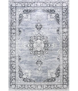 Jonathany Washable WSH201A Gray/White Area Rug 2 ft. 11 in. X 5 ft. Rectangle