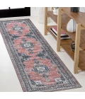 Jonathan Y WASHABLE Gray WSH201C 2ft. X 8ft. Rect. Rug