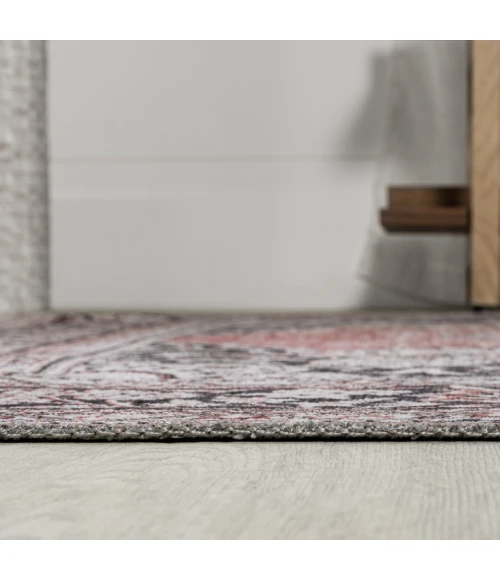 Jonathan Y WASHABLE Gray WSH201C 2ft. X 8ft. Rect. Rug