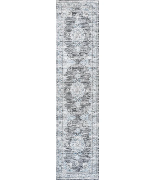 Jonathan Y WASHABLE Blue WSH202A 2ft. X 8ft. Rect. Rug