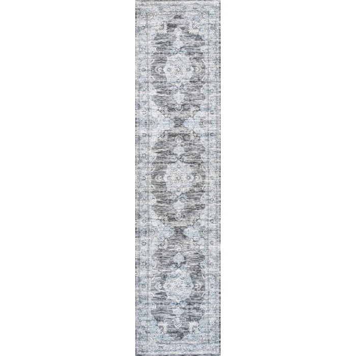Jonathan Y WASHABLE Blue WSH202A 2ft. X 8ft. Rect. Rug