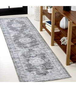 Jonathan Y WASHABLE Blue WSH202A 2ft. X 8ft. Rect. Rug