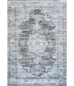 Jonathany Washable WSH201D Dark Gray/Blue Area Rug 2 ft. 11 in. X 5 ft. Rectangle