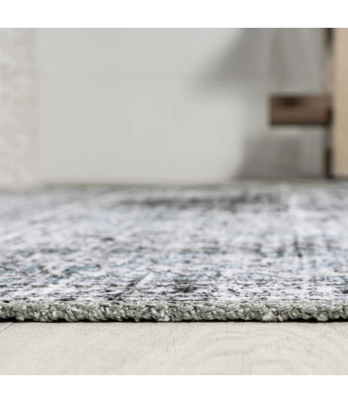 Jonathan Y WASHABLE Blue WSH202A 2ft. X 8ft. Rect. Rug