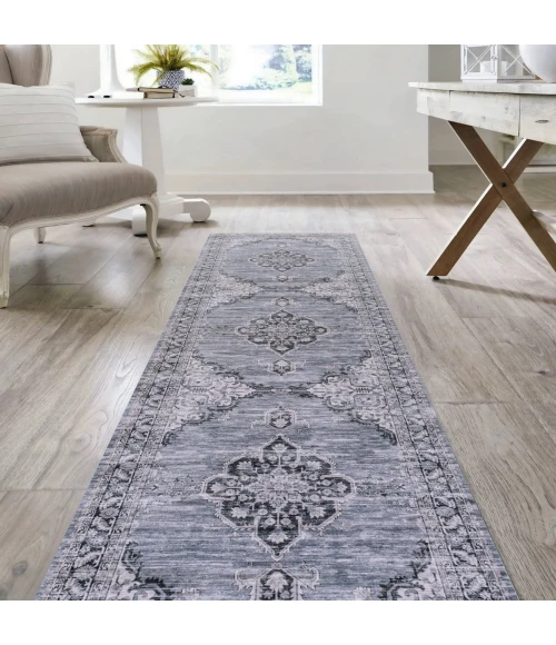 Jonathan Y WASHABLE Orange WSH202B 2ft. X 8ft. Rect. Rug