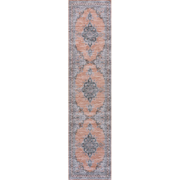 Jonathan Y WASHABLE Gray WSH202C 2ft. X 8ft. Rect. Rug