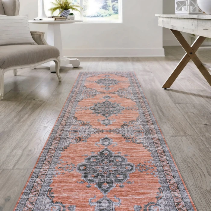 Jonathan Y WASHABLE Gray WSH202C 2ft. X 8ft. Rect. Rug
