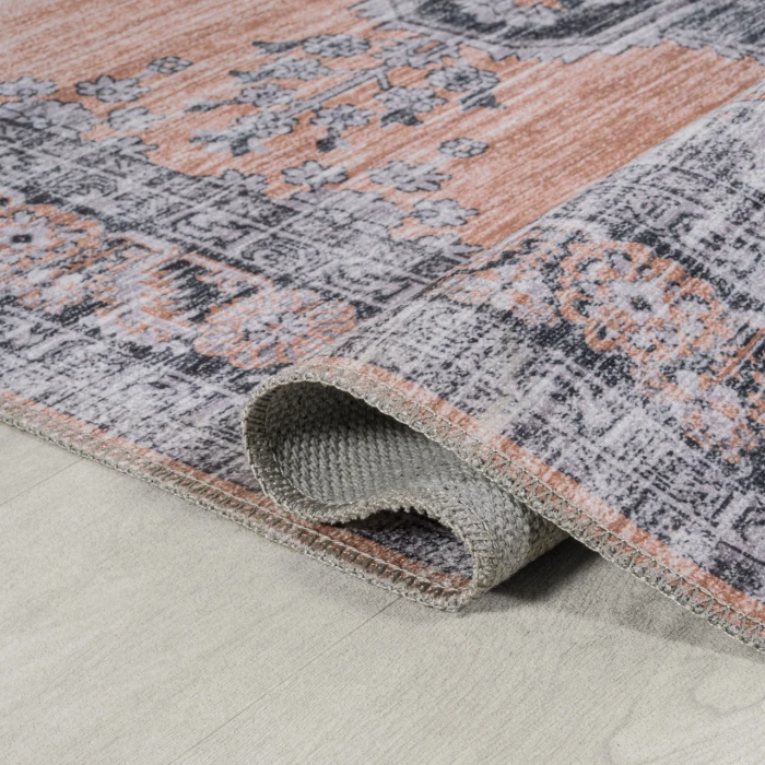Jonathan Y WASHABLE Gray WSH202C 2ft. X 8ft. Rect. Rug