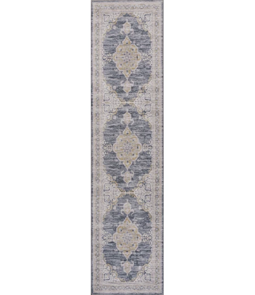 Jonathan Y WASHABLE Gray WSH202D 2ft. X 8ft. Rect. Rug