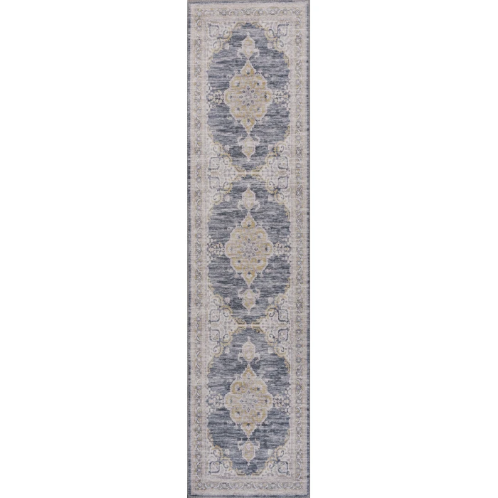 Jonathan Y WASHABLE Gray WSH202D 2ft. X 8ft. Rect. Rug