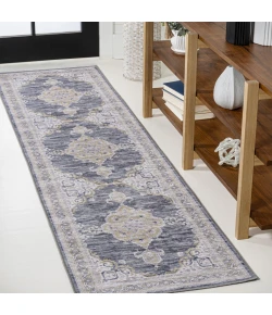Jonathan Y WASHABLE Gray WSH202D 2ft. X 8ft. Rect. Rug